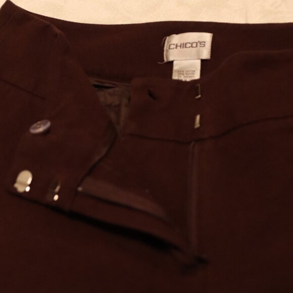 Chico's Pants Size 0 (4) Short Brown - Picture 4 of 13